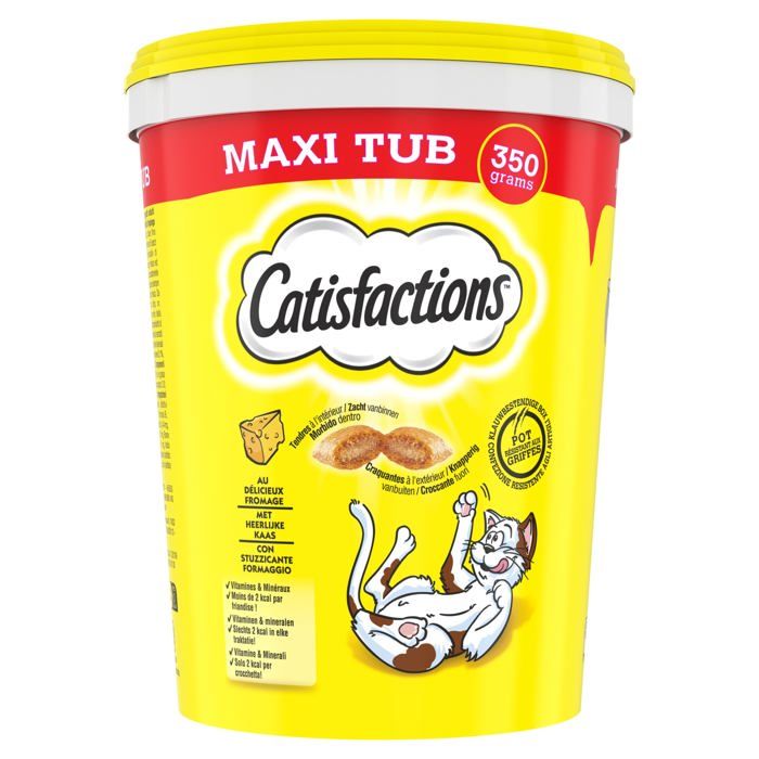 Friandise - Catisfactions - Fromage - Croustillante - Tendre - Moins de 2 kcal