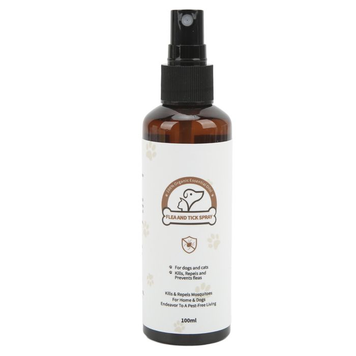 SALUTUYA Spray aux puces pour animaux de compagnie Traitement de puces aux puces naturelles Natural Pet Trip animalerie toilettage