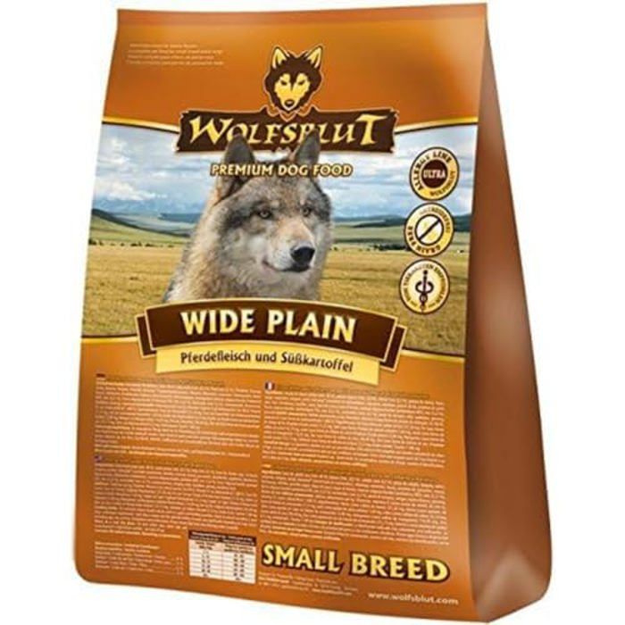 Nourriture pour Chien - WOLFSBLUT - Wide Plain - 75 kg - Sans céréales - Croquettes pour petits chiens