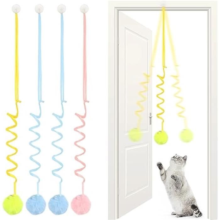 Jouet Interactif pour Chat - MARQUE Non Spécifiée - 4 Pièces - Tissu Pelucheux - ABS - Intérieur