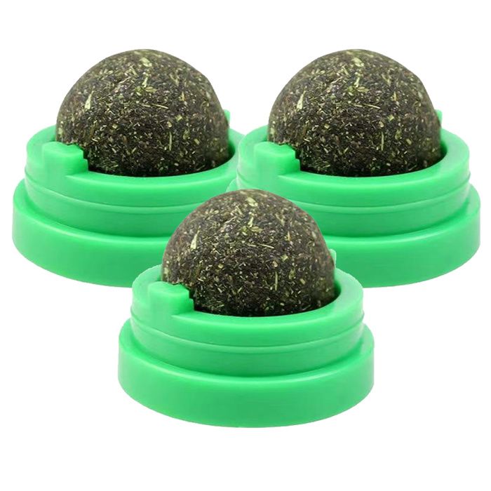 Lot 3 cataire naturel herbe à chat régulation humeur jouets interactifs santé digestive sans additifs ni conservateurs