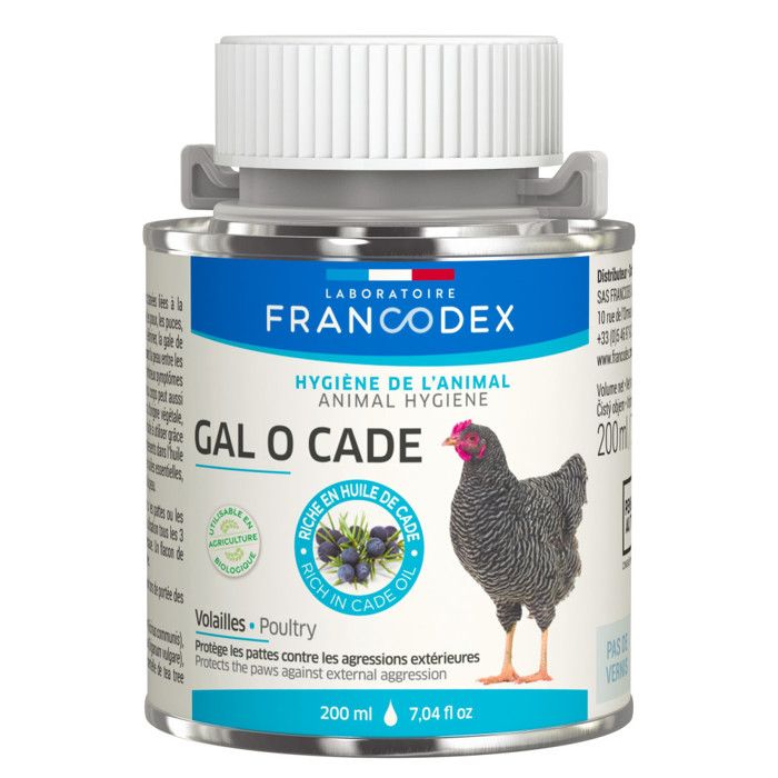 Gal O Cade 200 ml protège pattes pour volaille - Francodex