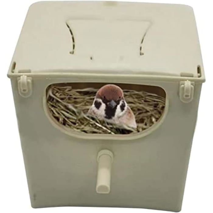 Nichoir à oiseaux nichoir à reproduction de perroquets en plastique nichoir daccouplement de maison de perruche