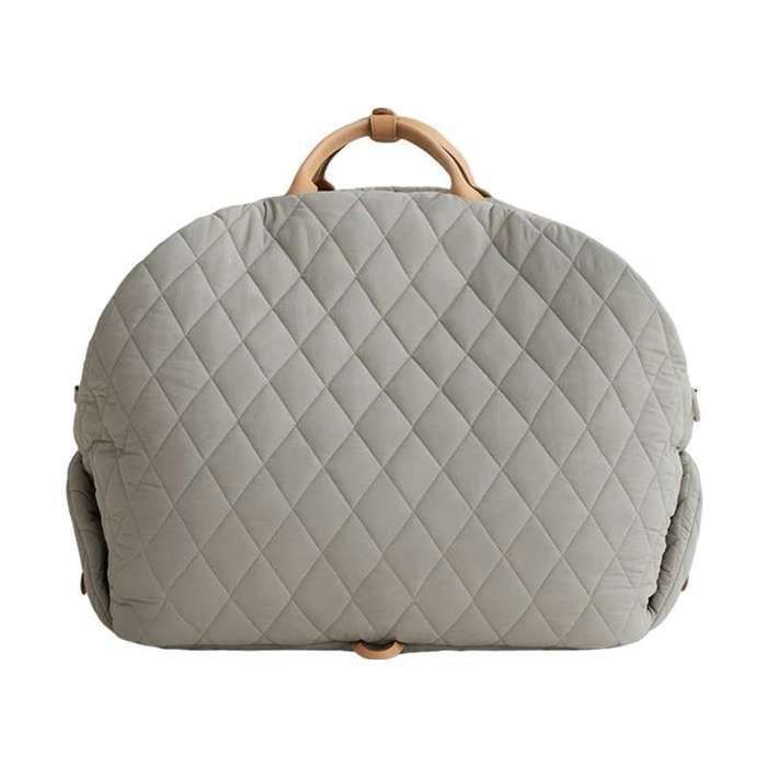 Sac de transport pour petit chien - Siège de voiture pour chat et chien - Convient pour les petits animaux de 35 à 5 kg - Gris