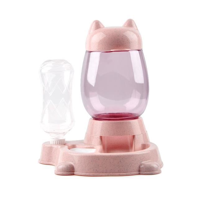 Distributeur croquettes chatgamelle distributeur chatdistributeur croquettes et eau chatDistributeur animauxRose Type B