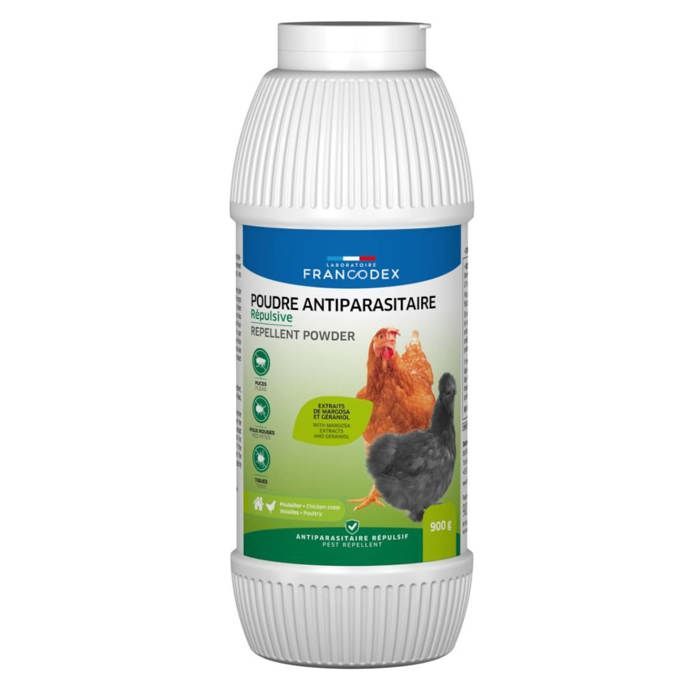 Poudre Antiparasitaire Répulsive Poule 900g - Francodex