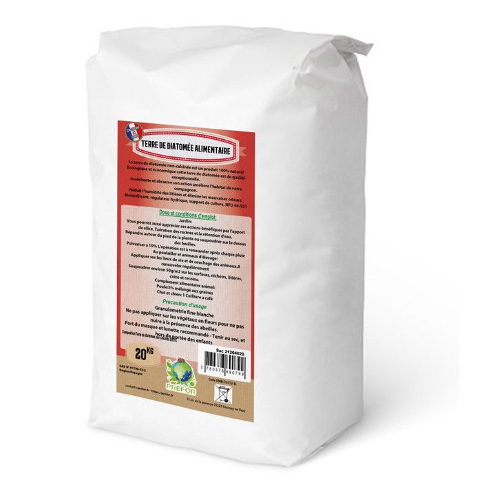 Terre de diatomee alimentaire Sac 20kg