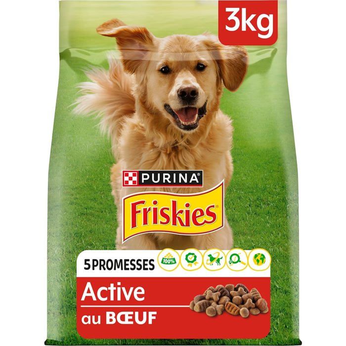 Croquettes pour chiens adultes - TWINBIRD - Bœuf - Énergie élevée - 3 kg