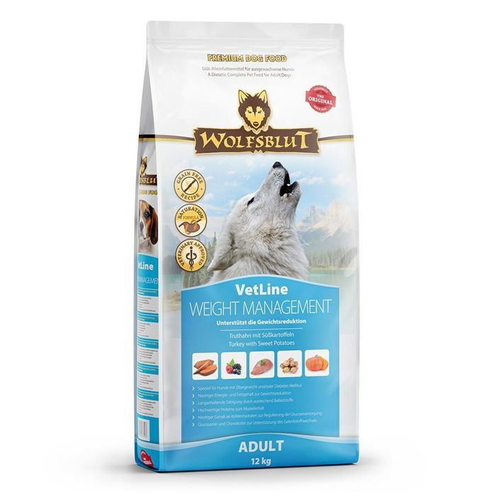 Croquettes - WOLFSBLUT - Adulto 12 kg - Sans céréales - Dinde - Pour chien adulte