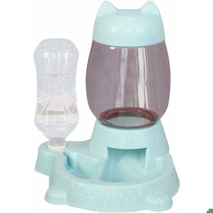 Mangeoire Automatique - YYV - Fontaine Multifonction - PP - Pour Chien et Chat - Couleurs Variées