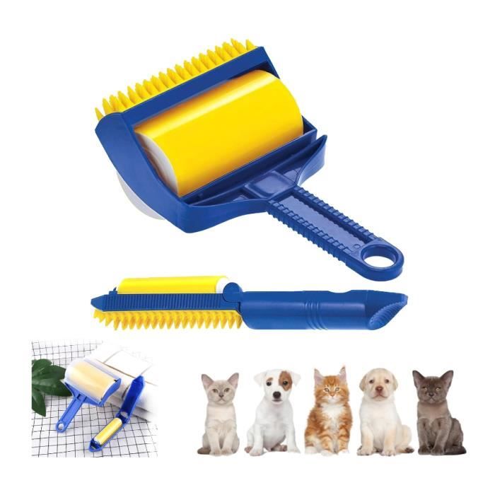 rouleaux anti-poils danimaux lavable et réutilisablePoilsramasse Poils Animaux Sur Vêtementsbrosse À Poils De Chatwj