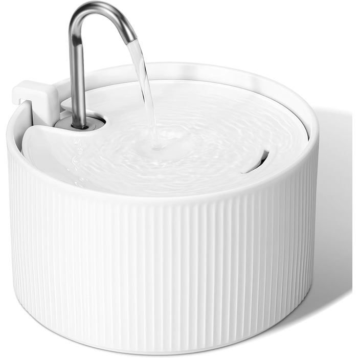 Fontaine Pour Chat En Céramique : 22 L Fontaine À Eau Pour Chat En Céramique Distributeur DEau Silencieux Pour Animaux De[YF110]