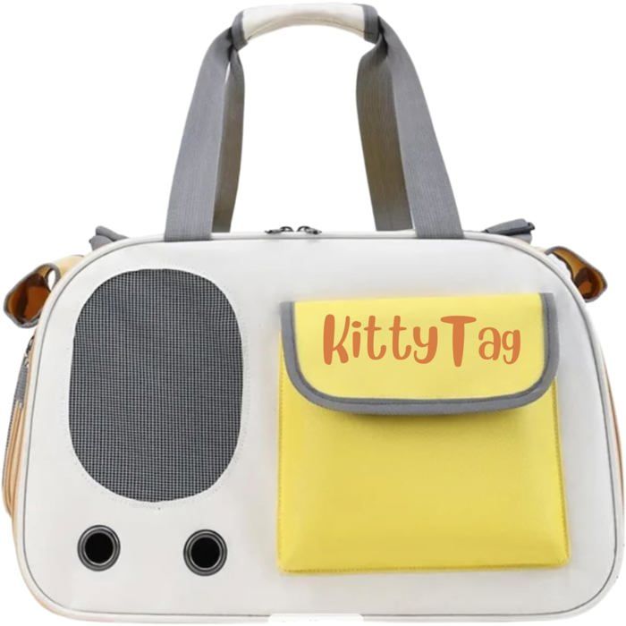 Sac de Transport Chat Pliable - Sac Chien Respirant et Élégant