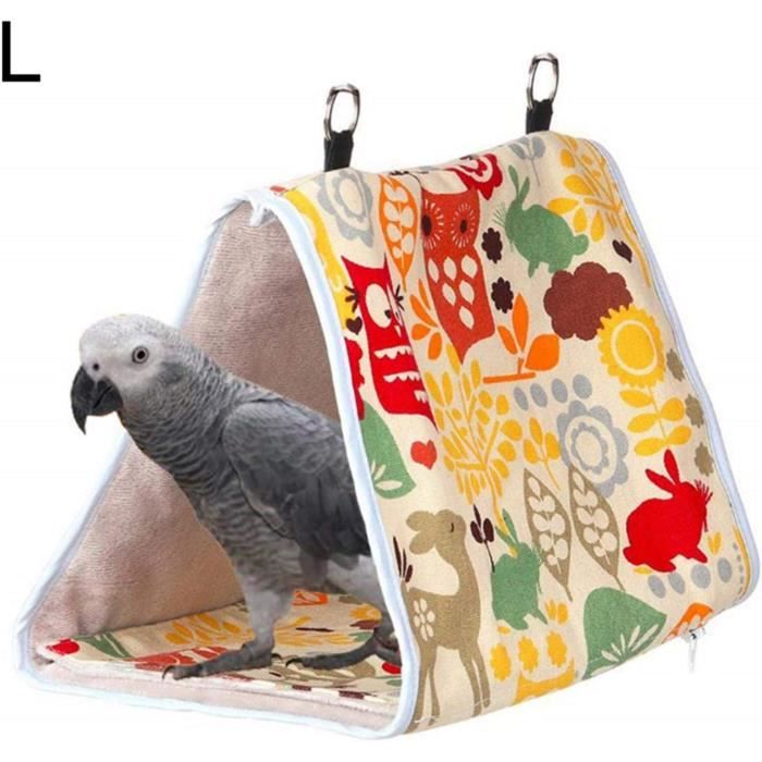 Nid doiseau - Non spécifié - Triangulaire - Confortable - Pour perroquets et oiseaux exotiques - 29x18x25 cm
