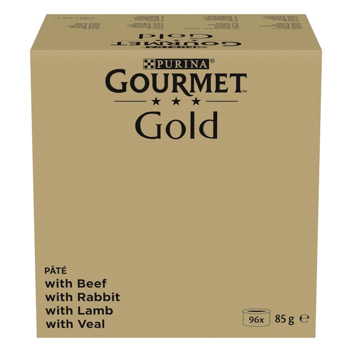 GOURMET GOLD Les Mousselines - 96 x 85 g - Boîtes pour chat adulte