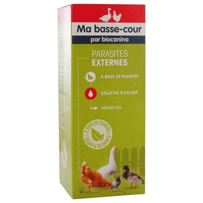 Complément Alimentaire - Biocanina - Ma Basse Cour - Parasites Externes - 100ml - Pour Volaille