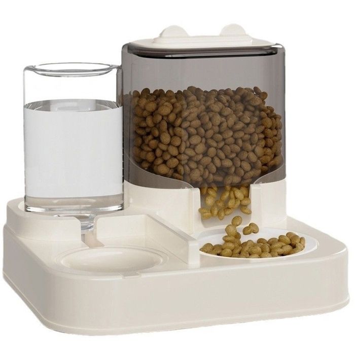 Distributeur automatique de nourriture et deau pour animaux - Grande capacité - Pour chat et chien