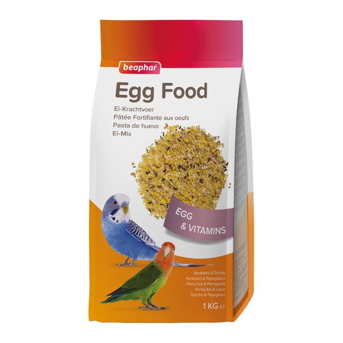 Nourriture humide - Beaphar - Pâtée fortifiante aux œufs - Oiseaux exotiques - Moins de 1 kg - Adulte