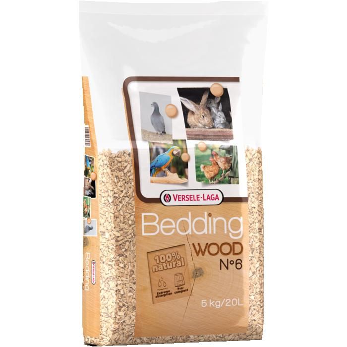 Litière Naturelle Hêtre Wood Bedding N°6 20l - Versele Laga