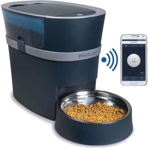 PetSafe  Distributeur de Croquettes Automatique Connecté Smart Feed pour Chien Chat  avec