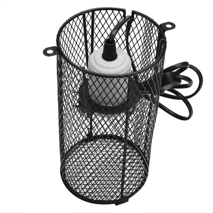 Lampe chauffante en céramique pour reptiles EBTOOLS avec support anti-chaud pour tortue lézard serpent