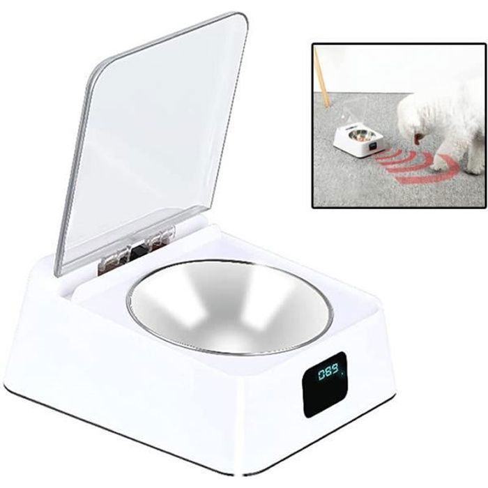 Mangeoire intelligente Capteur infrarouge simple pour animaux domestiques - Distributeur de nourriture sche et humide - mul GAMELLE