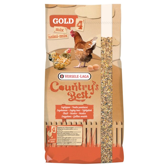 Mélange Poule Pondeuse Countrys Best Gold 4 Mix 20kg - Versele Laga