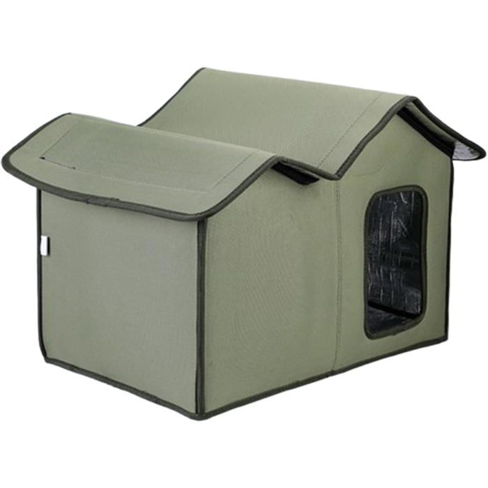 Grand abri isotherme pour chat – Maison chauffante pour lextérieur  Grande maison isolée pour chaton sauvage avec design étanche