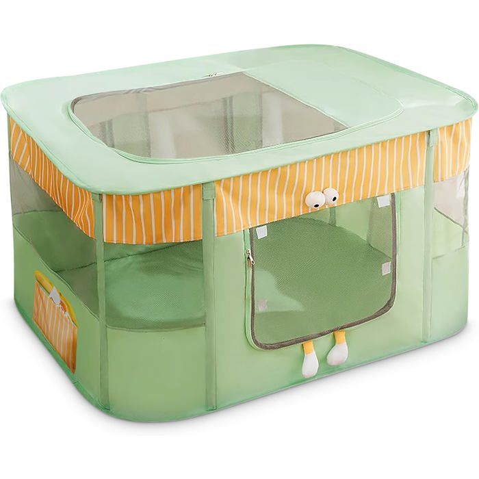 Parc pour chiots parc pliable pour animaux de compagnie tente pour chat et chien avec poches latérales