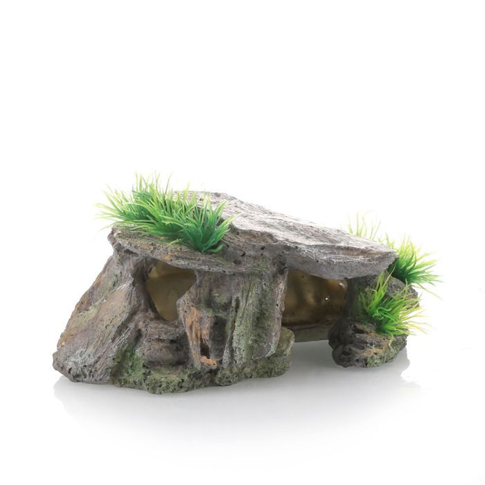 1 Article Aquarium Tortue deau Abri pour ReptilesTerrarium pour TortueCachette abri pour Tortue Rampe pour Tortue Décoration d