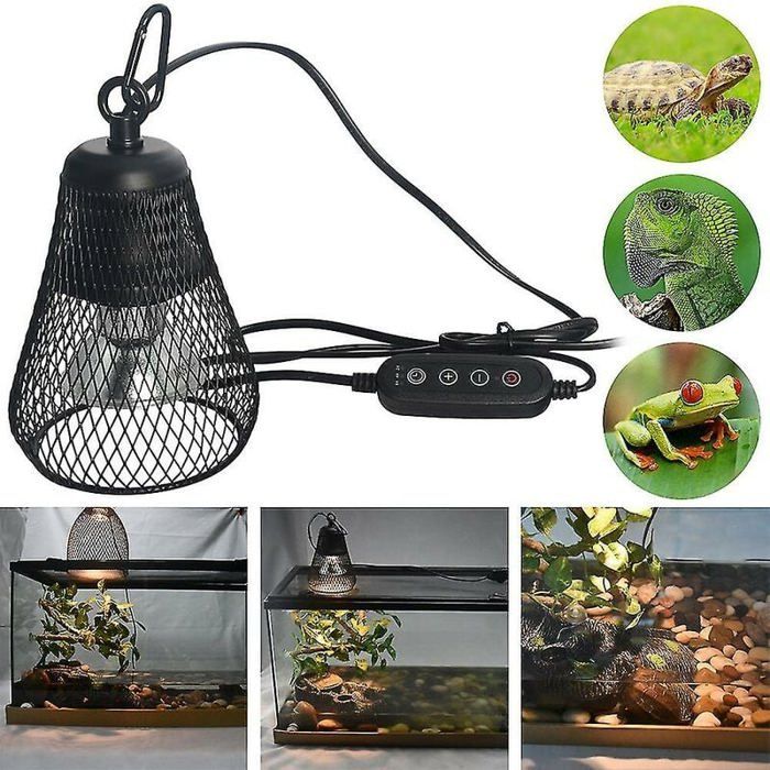 Lampe Chauffante Reptile Wi Dimmable Pour Tortue Lézards Serpent