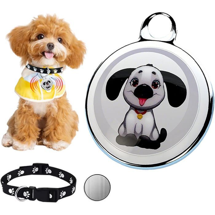 Traqueur GPS pour Chats et Chiens Mini Traceur GPS avec Collier sans Limite de Distance et sans Frais Mensuels Traqueur étanche