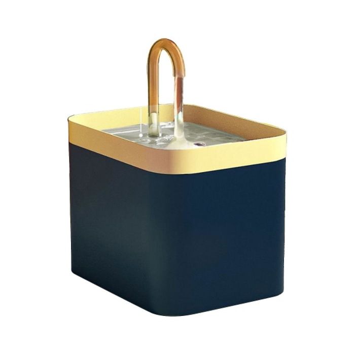 ®RisingFF Fontaine à eau automatique 15 L pour chat et chien distributeur deau gamelle pour animaux de compagnie bleu foncé