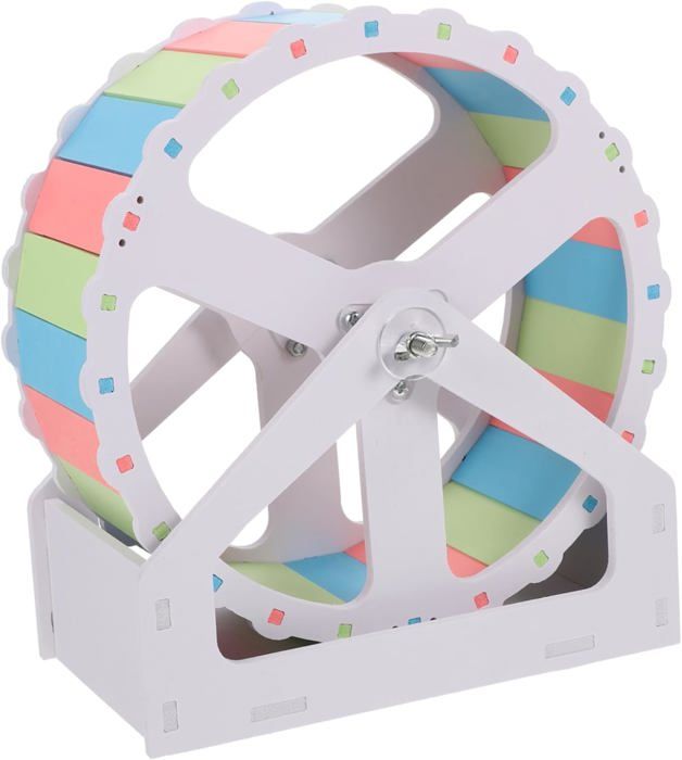 1 ensemble de roue dexercice de gerbille soucoupe de Hamster grande roue de Hamster silencieuse