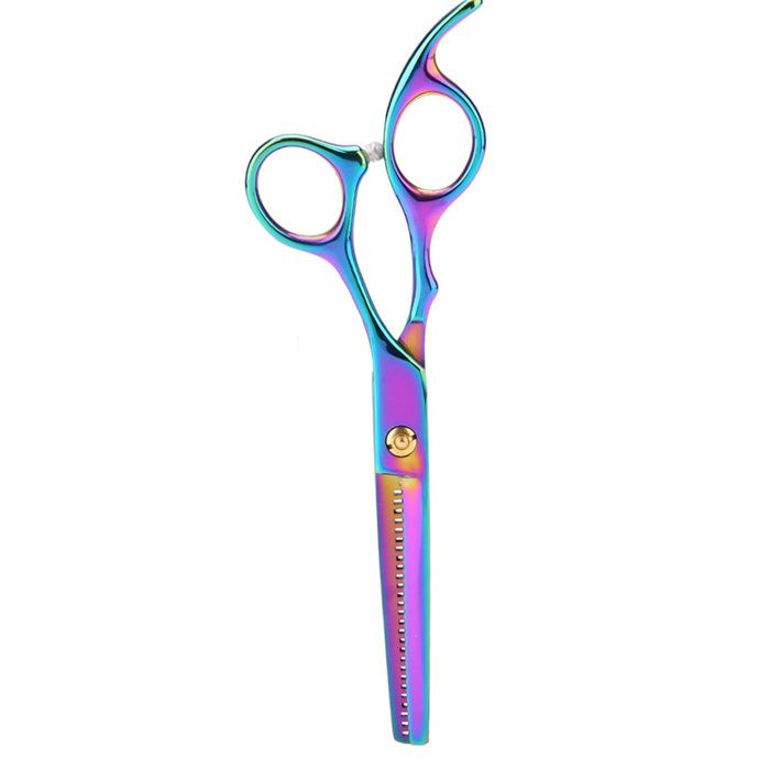 Ciseaux professionnels de coupe et déclaircissage des poils de chien pour toilettage