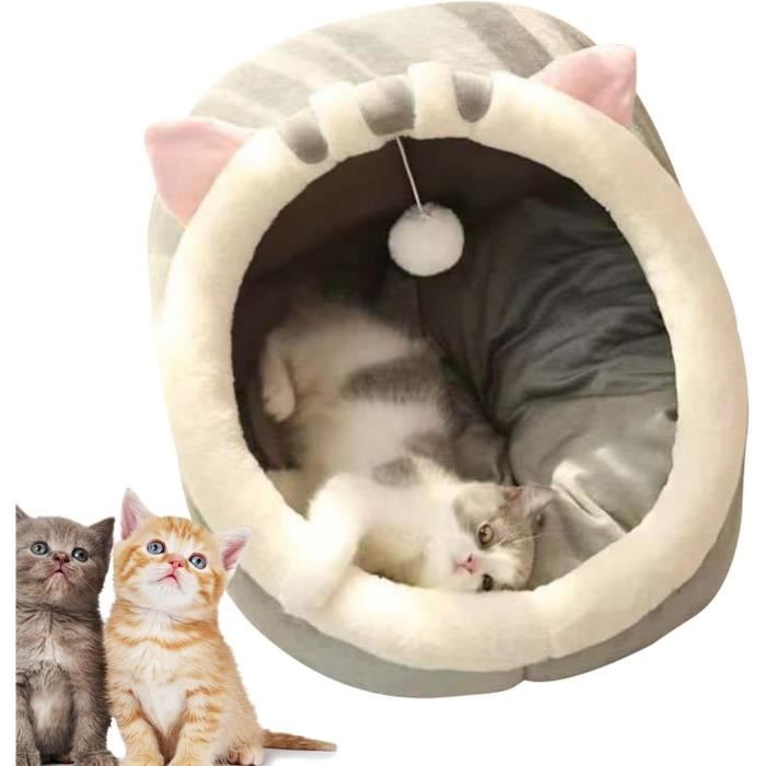 Lit pour chat - Non spécifié - Maison troglodyte - Tapis de grotte lavable - Design coloré - Confortable