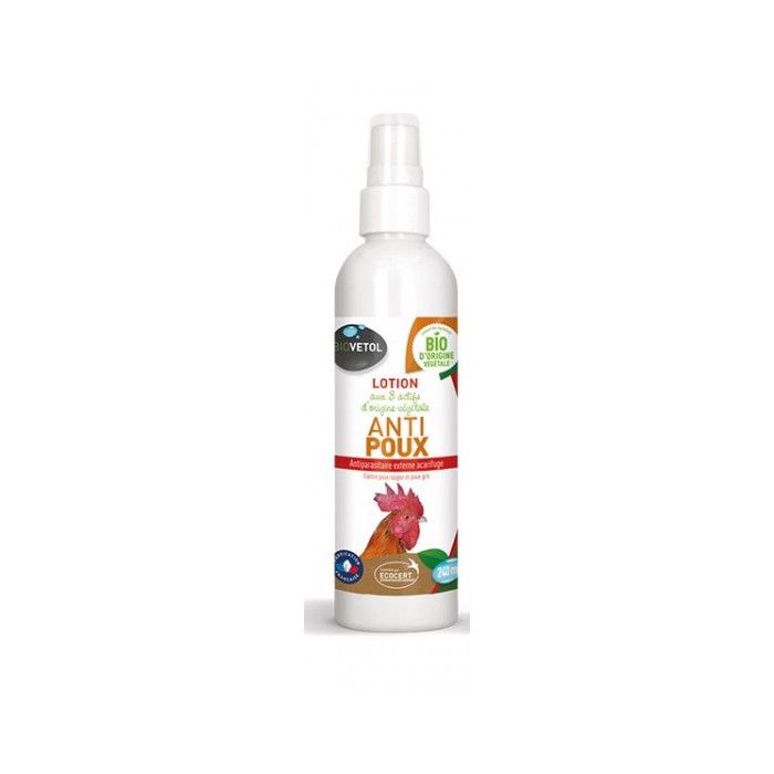 Vetobiol Lotion Anti-poux Bio Basse-Cour 240ml