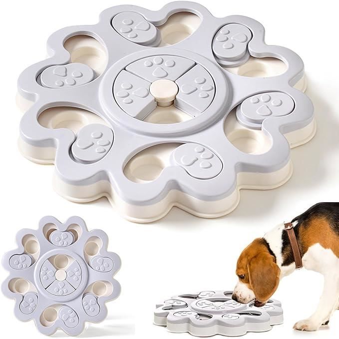 Jeu pour Chien - Gamelle Stimulante - Durable - Blanc - Intérieur
