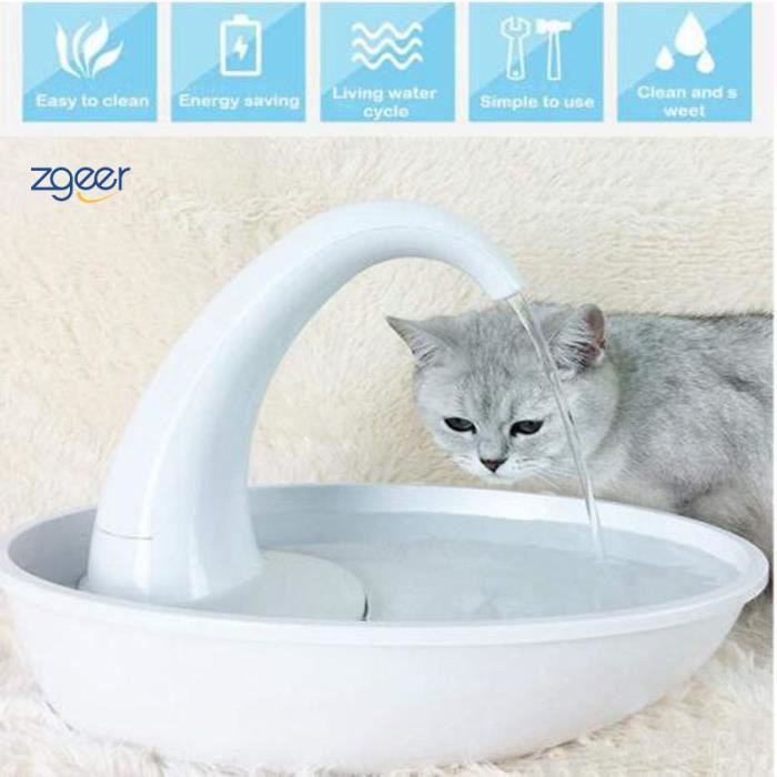 Fontaine Pour ChatDistributeur deau pour Animaux de Compagnie Fontaine Qui coule de leau pour Circulation à Alimentation Automa