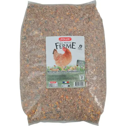 Aliment composé mélange poules pondeuses 10 kg basse cour - zolux
