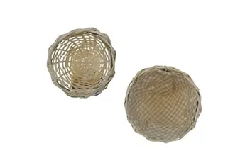 2 nids en osier pour canaris, ø 11 cm, pour oiseaux