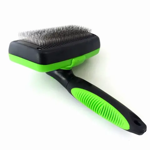 Brosse Chien et Chat Brosse Peigne de Toilettage Rétractable pour Les Animaux Enlèvement Efficace Autonettoyante Jusquà 95%