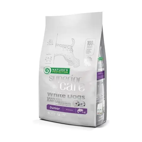 Aliment pour Chiens - NATURES PROTECTION - Saumon - Sans Céréales - Chiots - 15 kg