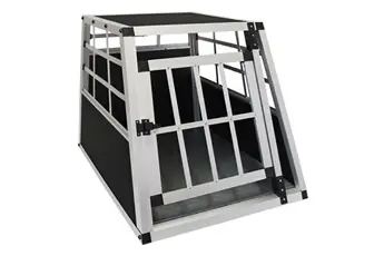 Cage de Transport en Aluminium 50 x 54 x 69 cm 1 Porte Transport Petits Animaux