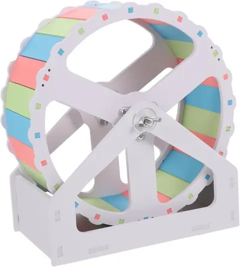 1 ensemble de roue dexercice de gerbille soucoupe de Hamster grande roue de Hamster silencieuse