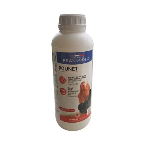 Anti Poux Poules Et Volailles Liquide Pounet 1l - Francodex